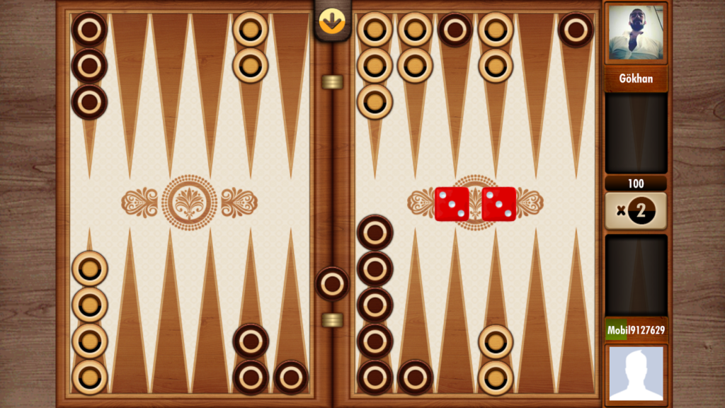 Backgammon online, free with friends